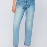 Medium Light Clean Stretch Cropped Straight Tracey, by Hidden