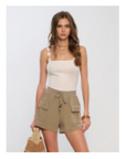 Sorvino Short in Olive, Heartloom