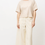 Araceli Trousers in Cream, by FRNCH