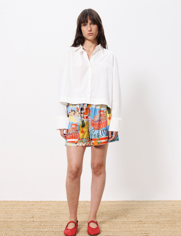 Annea Shorts in Marche Bleu by FRNCH