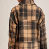 Plaid Button Down Jacket, By Hem and Thread