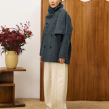 Shadow Navy Blue Coat, by Frnch