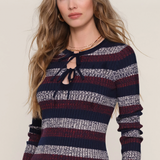 Clarice Sweater-Indigo, by Heartloom