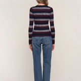 Clarice Sweater-Indigo, by Heartloom