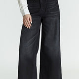 High Rise Wide Leg (Vintage Black) by OAT