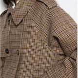 Manteau Erin Cropped Trench, by Suncoo