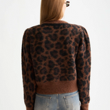 Fuzzy jacquard cardigan , Scotch & Soda