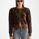 Fuzzy jacquard cardigan , Scotch & Soda