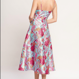 ELEVATED GARDEN WOVEN MIDI DRESS by Flying Tomato