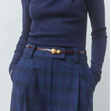 July Trousers in Bleu Nuit, by Suncoo