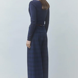 July Trousers in Bleu Nuit, by Suncoo