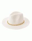 Embellish Your Life - Chained Straw Panama Hat