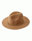 Embellish Your Life - Chained Straw Panama Hat