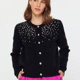 Current Air - Crystal Beaded Detail Cardigan
