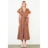 THML - Short Sleeve Polka Dot Dress