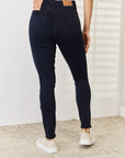 Judy Blue Garment Dyed Tummy Control Skinny Jeans (Plus size only)