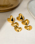 Stainless Steel Heart Earrings