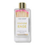 Chez Gagné - Feminine Rage - Glass Bottle Matches - Pink Multi