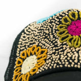 Lumily - Tulum Hand Embroidered Trucker Flower Hat - Mexico