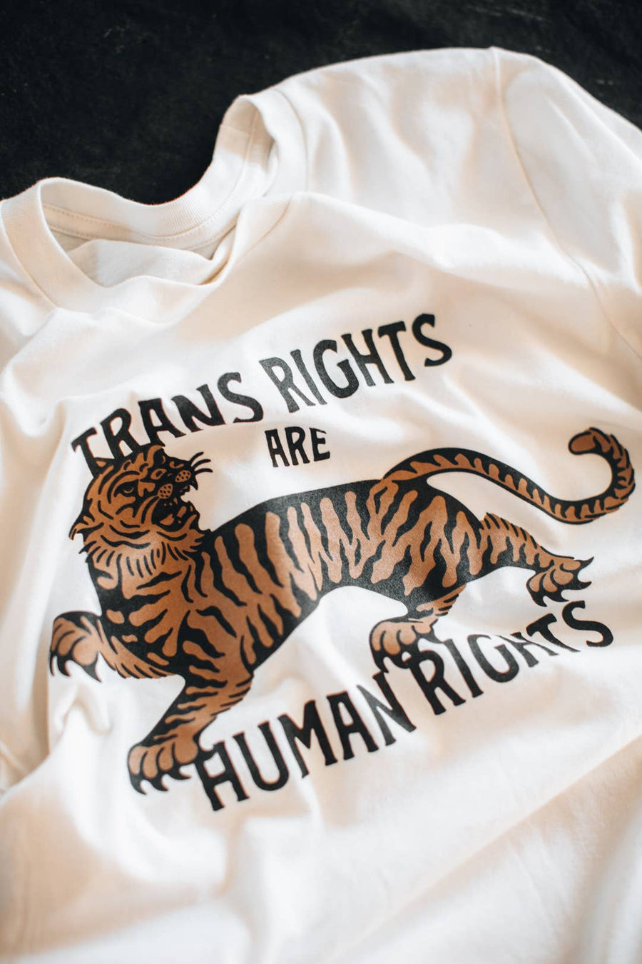 *preorder* Houndstooth Design + Supply Co - Trans Rights are Human Rights Tee - White