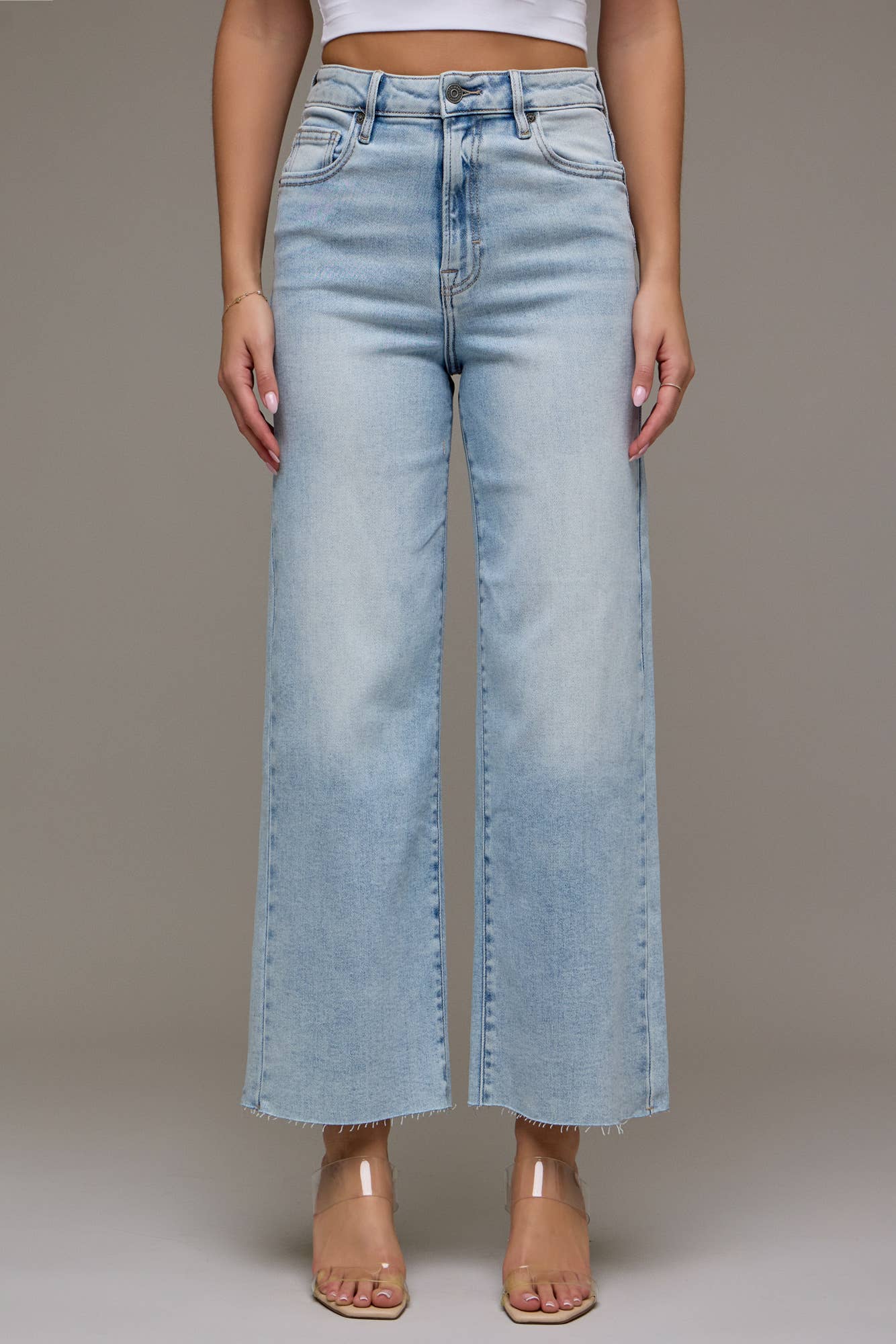 Hidden Jeans - NORI Light Wash Clean Stretch Wideleg