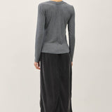 Be Cool - Modal Classic Ribbed Longsleeve Henley Basic Top