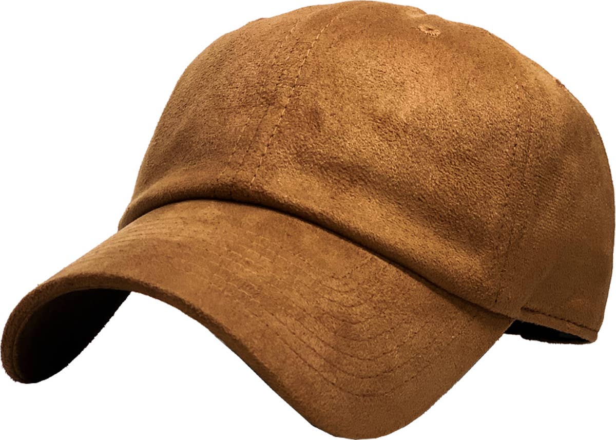 KBETHOS - SUEDE BASEBALL CAP Taupe