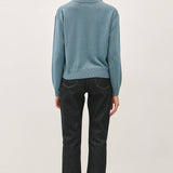 Be Cool - V-NOTCH STITCH CREW NECK SWEATER