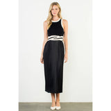 THML - Sleeveless Mixed Media Dress