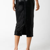Olivaceous - Vicky Sequin Midi Skirt