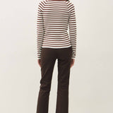 Be Cool - STRIPED SLIM FIT RAGLAN SLEEVE SWEATER