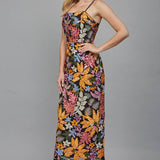 FATE - Floral Sequin Embroidered Midi Dress
