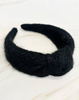 Ellison+Young - Cabled Knit Knotted Headband