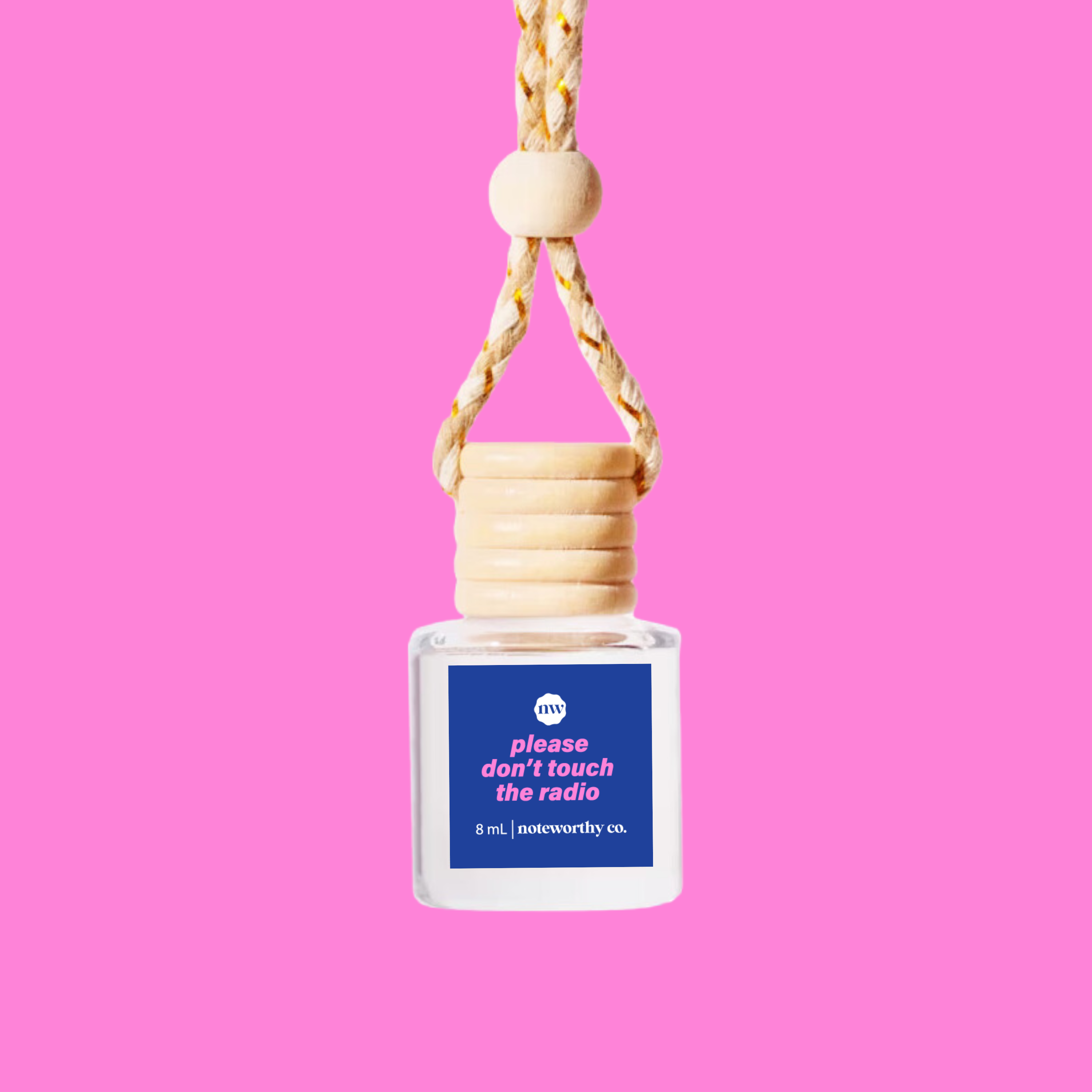 Noteworthy Co - “Don’t touch the radio” Car Diffuser in Cactus Flower scent