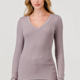 Hashttag - LONG SLEEVE V NECK T-SHIRT