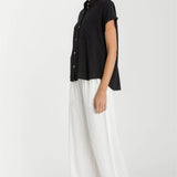 Be Cool - SOLID SHORT SLEEVE BUTTON DOWN SHIRT