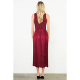 THML - Sleeveless Mixed Media Dress