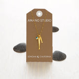 Amano Studio - Ionian Fish Charm Necklace