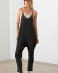 Le Lis Waffle Knit Side Pocket Jumpsuit