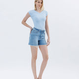 Lovervet by VERVET - HIGH RISE BOYFRIEND SHORTS