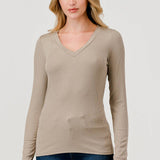 Hashttag - LONG SLEEVE V NECK T-SHIRT