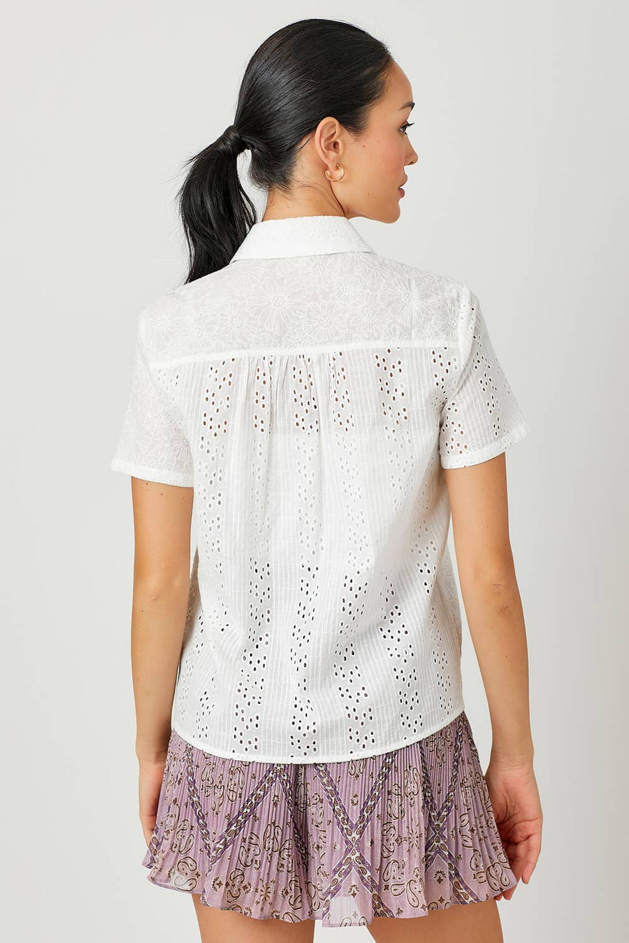 Mystree - Embroidery Mixed Shirt