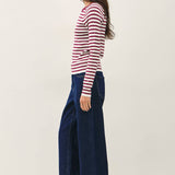Be Cool - STRIPED SLIM FIT RAGLAN SLEEVE SWEATER