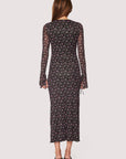 Lost + Wander - Isabella Midi Dress - Spring Floral Power Mesh