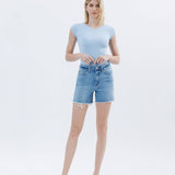 Lovervet by VERVET - HIGH RISE BOYFRIEND SHORTS