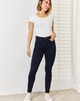 Judy Blue Garment Dyed Tummy Control Skinny Jeans (Plus size only)