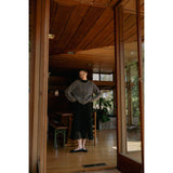 FUN2FUN - TEXTURE CHIFFON PLEATED MAXI SKIRT