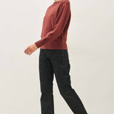 Be Cool - RIB DETAIL BOATNECK SWEATER