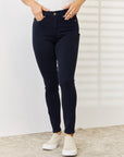 Judy Blue Garment Dyed Tummy Control Skinny Jeans (Plus size only)