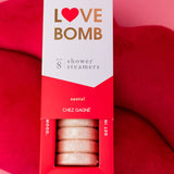 Chez Gagné - Love Bomb Shower Steamers - Santal - Set of 8 Tabs